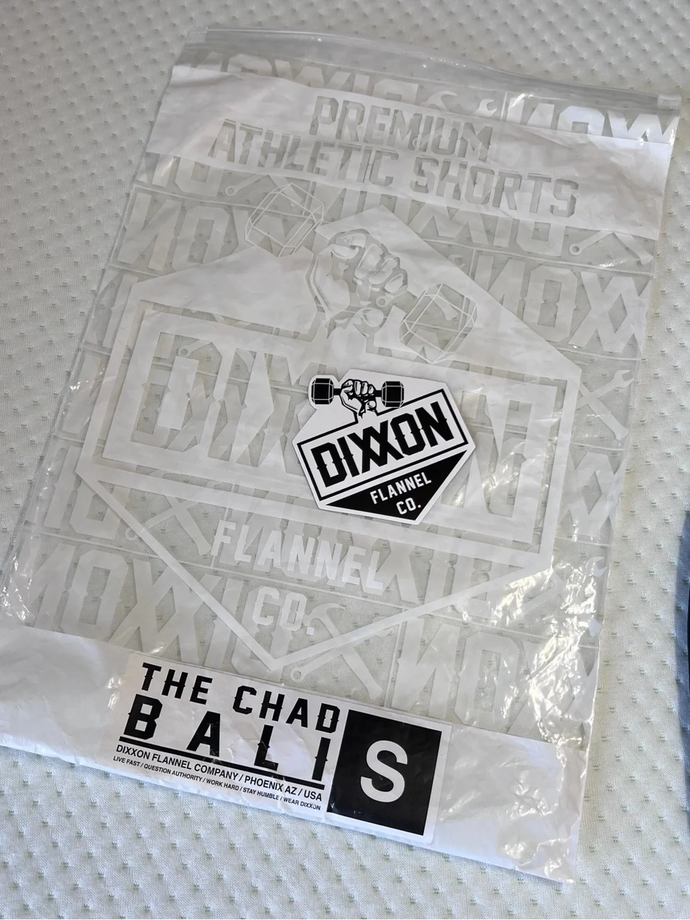 DIXXON The Chad Bali Swim Trunks Mens S Black Palm Tree Hybrid Shorts New in Bag